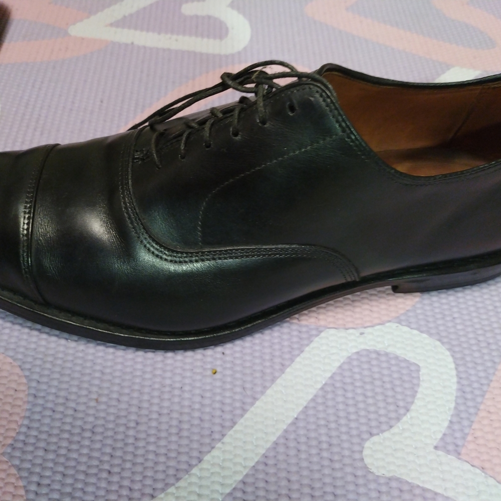 ALLEN EDMONDS  FIFTH AVENUE OXFORD BLACK SHOES 41399 Size 12 - Picture 9 of 11